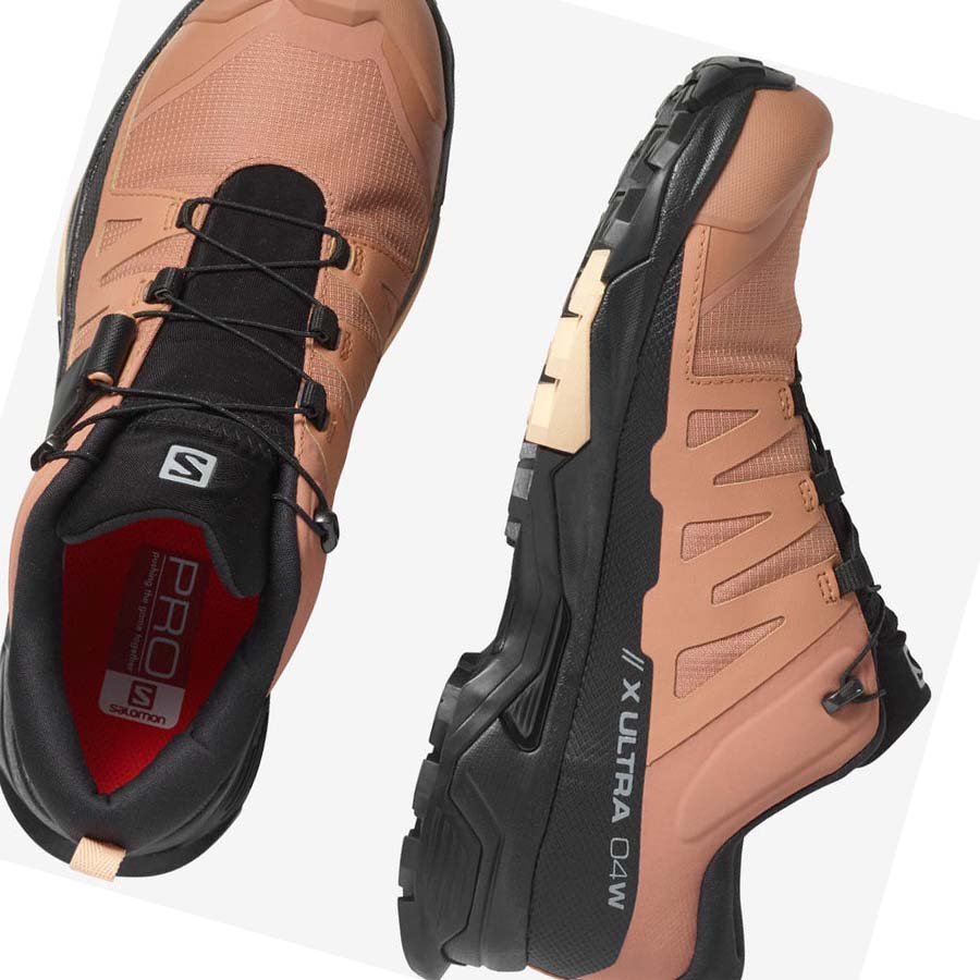 Tenis Senderismo Salomon WoX ULTRA 4 GORE-TEX Mujer Marrom | MX 2826HAP